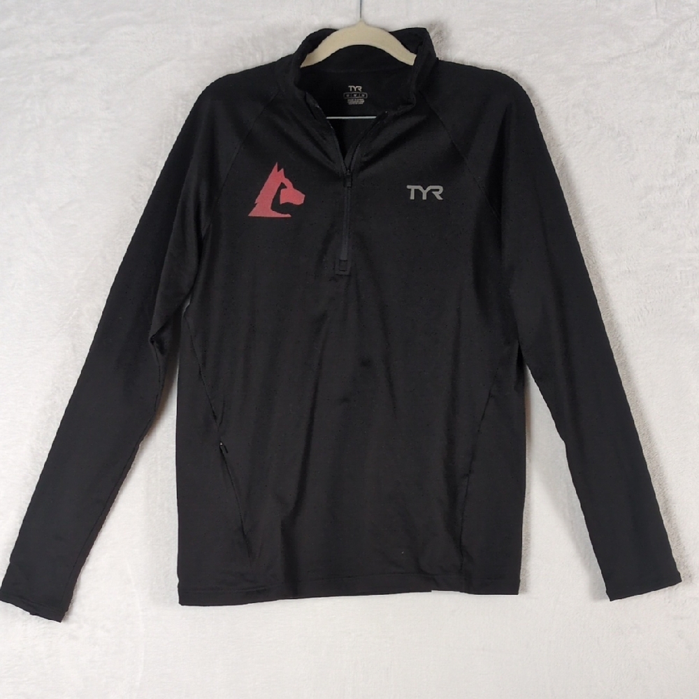 TYR Women's Pack Runners Club Lightweight Performance Half Zip Pullover Size‎ M